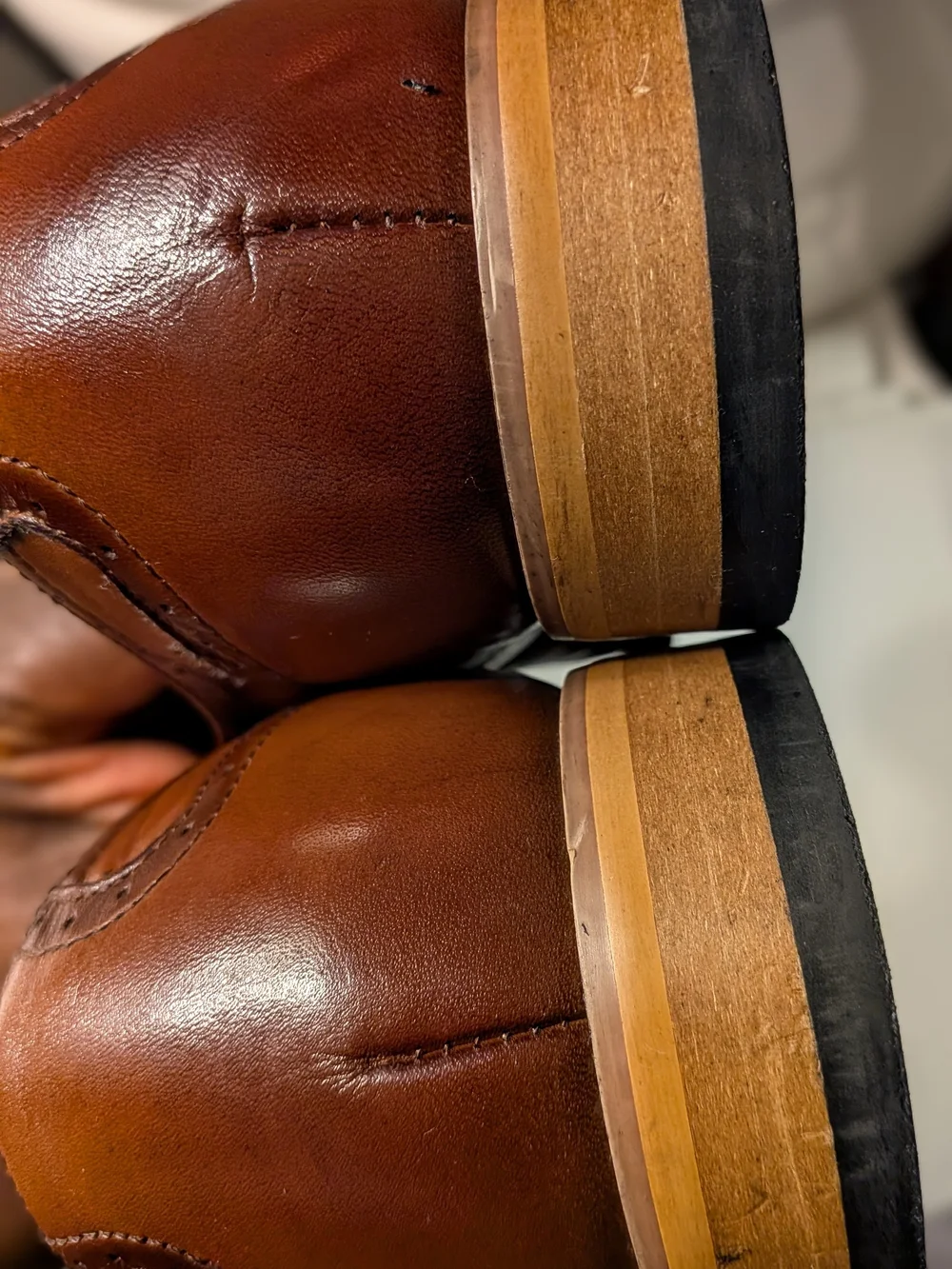 Stacy Adams Sz 9 M Mens Wingtip Oxford Dunbar 2 Tone Dress Shoes Brown Lace Up
